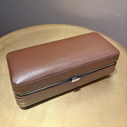 3 Cigars + Leather Travel Humidor
