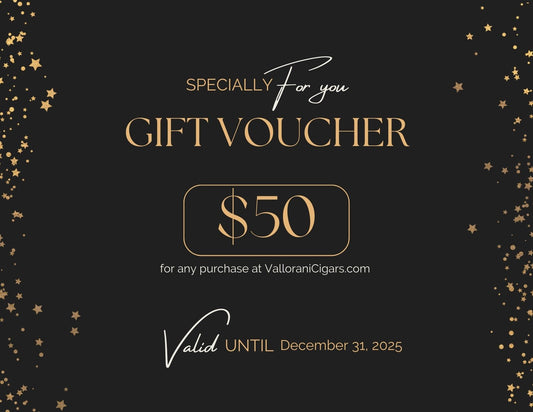 Vallorani Cigars Gift Certificate