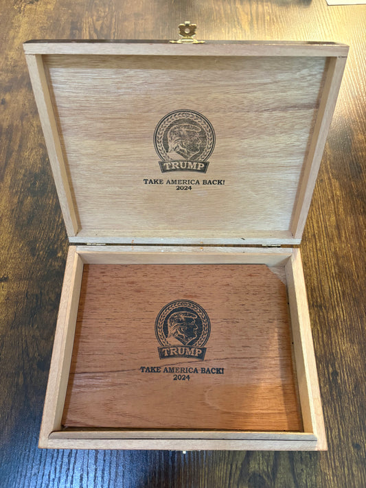Trump 2024 Cigar Collector's Box