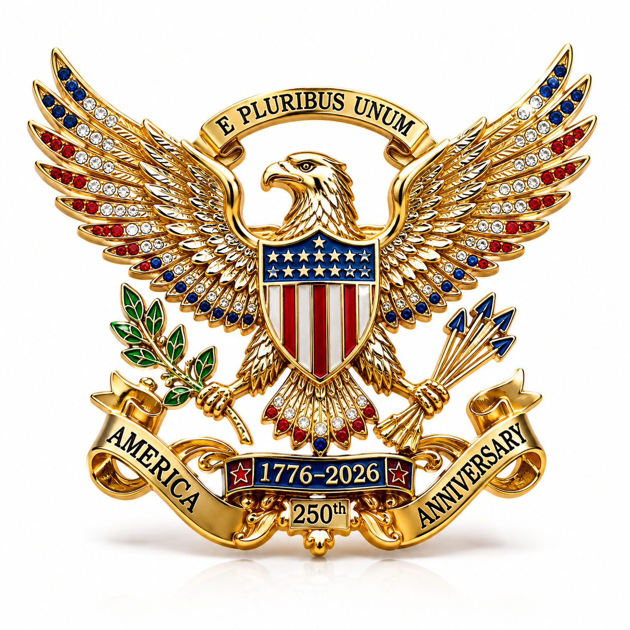 250th Anniversary Eagle Commemorative Pin