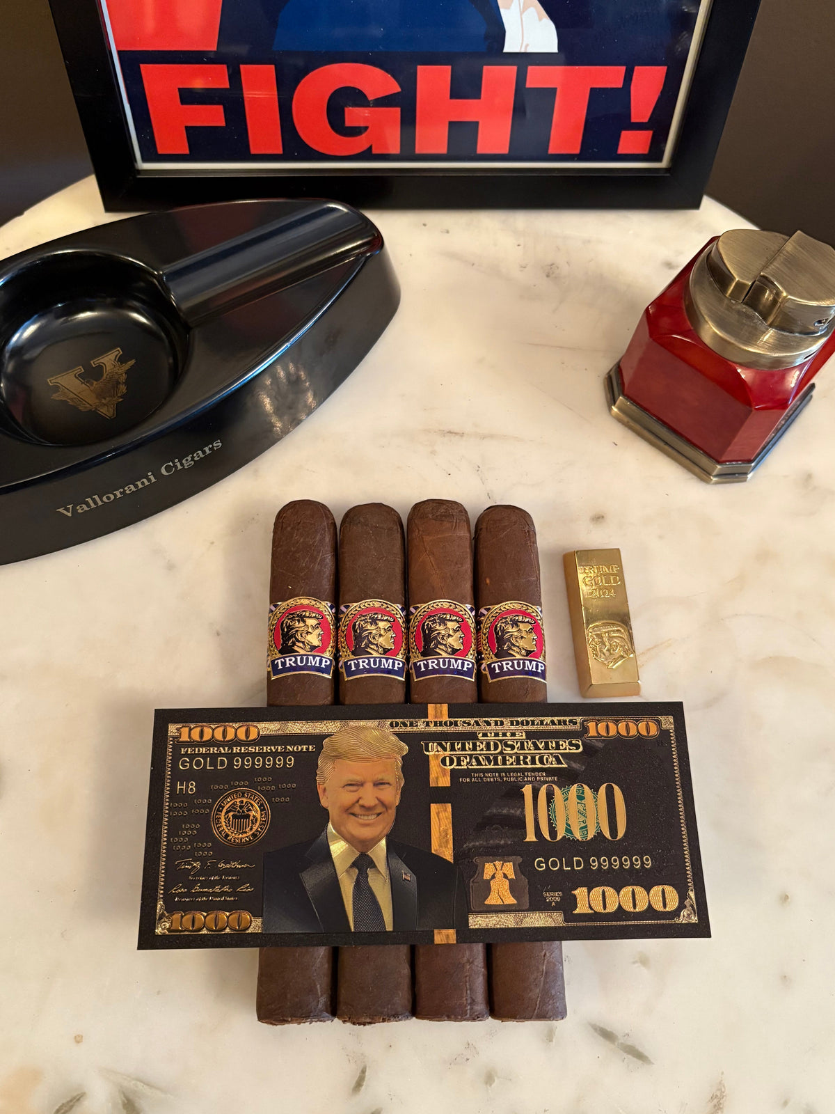 Trump Cigars (4-Pack) + 2 Free Trump Gifts