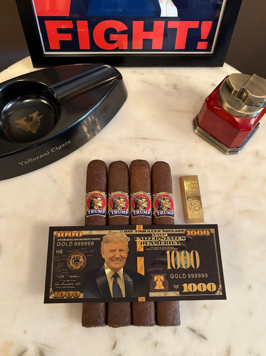 Trump Cigars (4-Pack) + 2 Free Trump Gifts