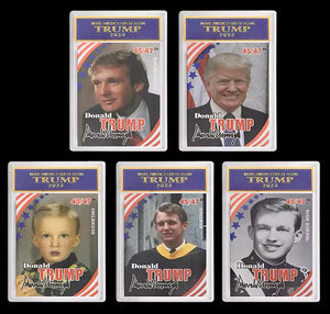 Trump "Through The Years" Collector's Cards (Set of 5)