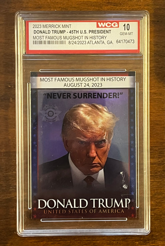"Never Surrender" Donald Trump Collector's Card