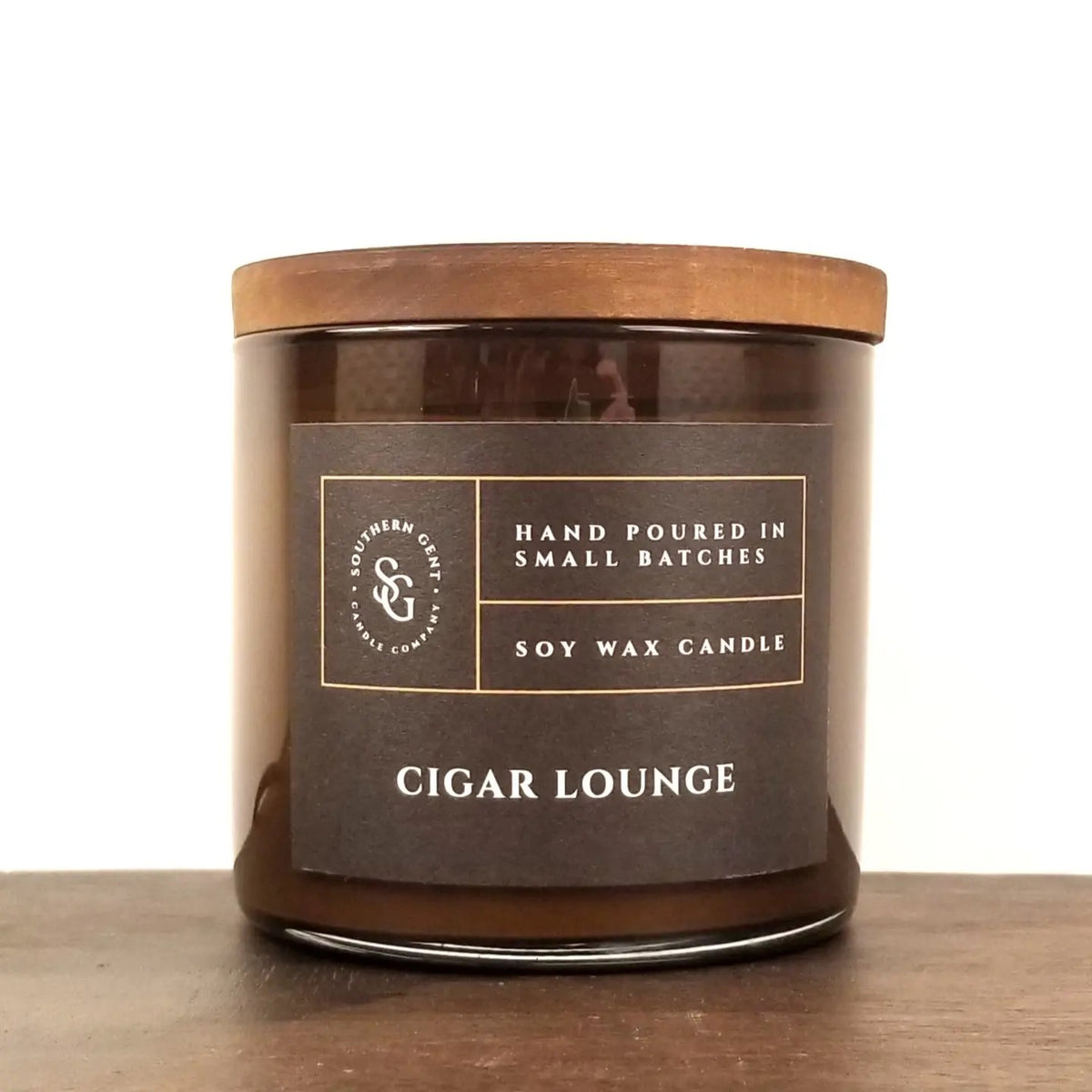 "Cigar Lounge" Soy/Coconut Wax Candle