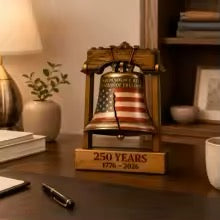 America 250th Anniversary Liberty Bell Desktop Collectible – 1776–2026