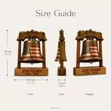 America 250th Anniversary Liberty Bell Desktop Collectible – 1776–2026