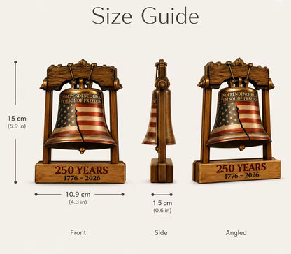 America 250th Anniversary Liberty Bell Desktop Collectible – 1776–2026