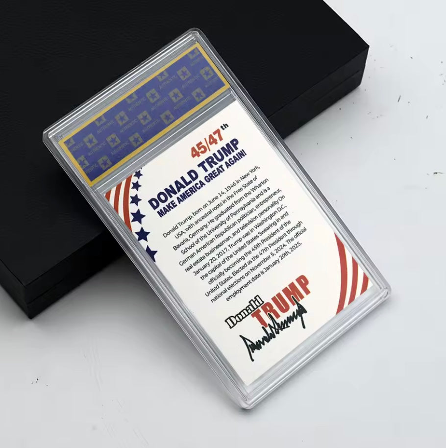 Trump "Through The Years" Collector's Cards (Set of 5)